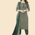 Green Kurta Set With Dupatta