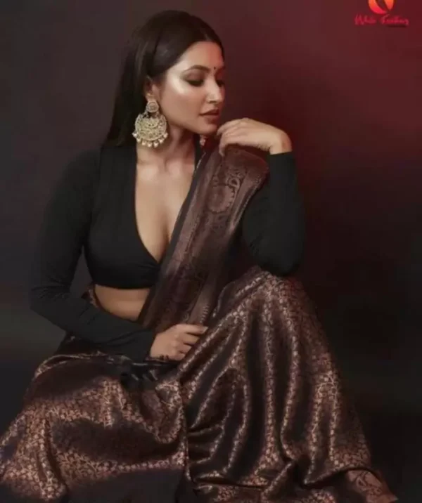 KANJEEVARAM SILK SAREE (Black)