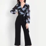 Black Blue Trendy Jumpsuit