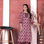 Floral Round No Dupatta Kurta Sets