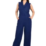 Solid Blue Jumpsuit