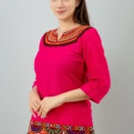 Short Kurti Top (Pink)