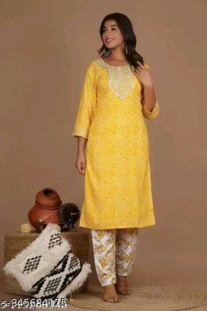 Yellow Kurta Set