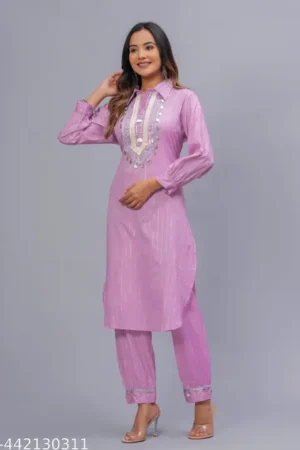 Pink PATHANI SUIT